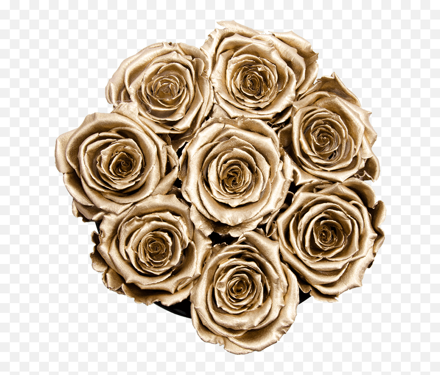 Small Black Box With Gold Roses - Gold Roses Emoji,Black Box Png
