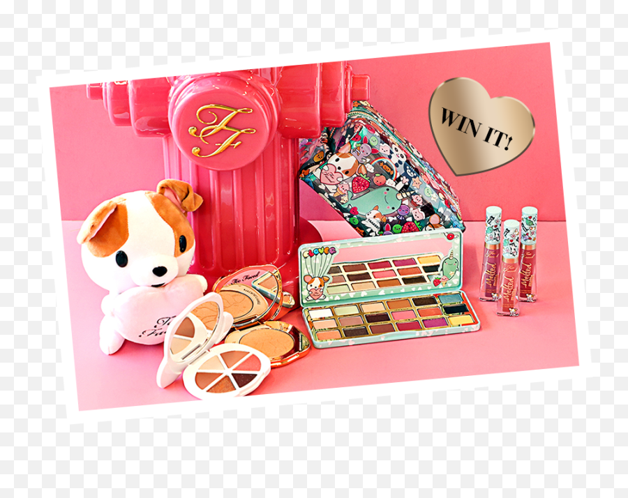 Clover Hydrant Giveaway - Girly Emoji,Too Faced Logo