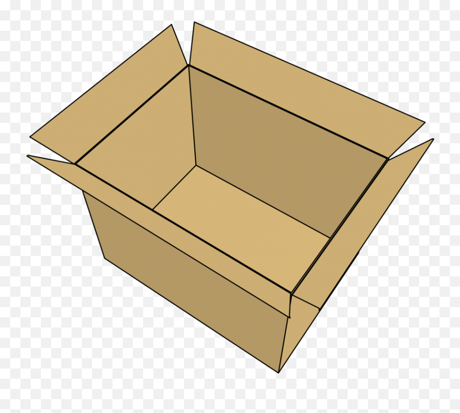 Box Clipart Png - Cardboard Box Emoji,Box Clipart