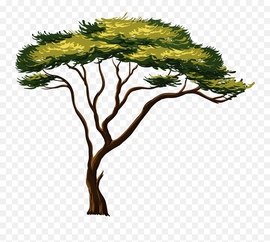 Safari Clipart Snake - African Tree Clipart Emoji,Trees Clipart