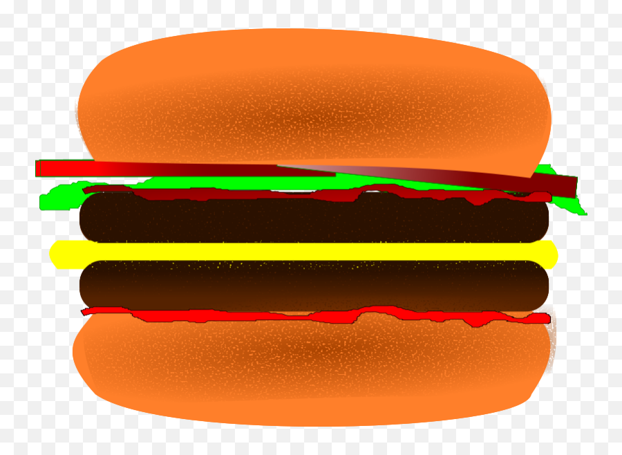 Hamburger - Horizontal Emoji,Hamburger Clipart