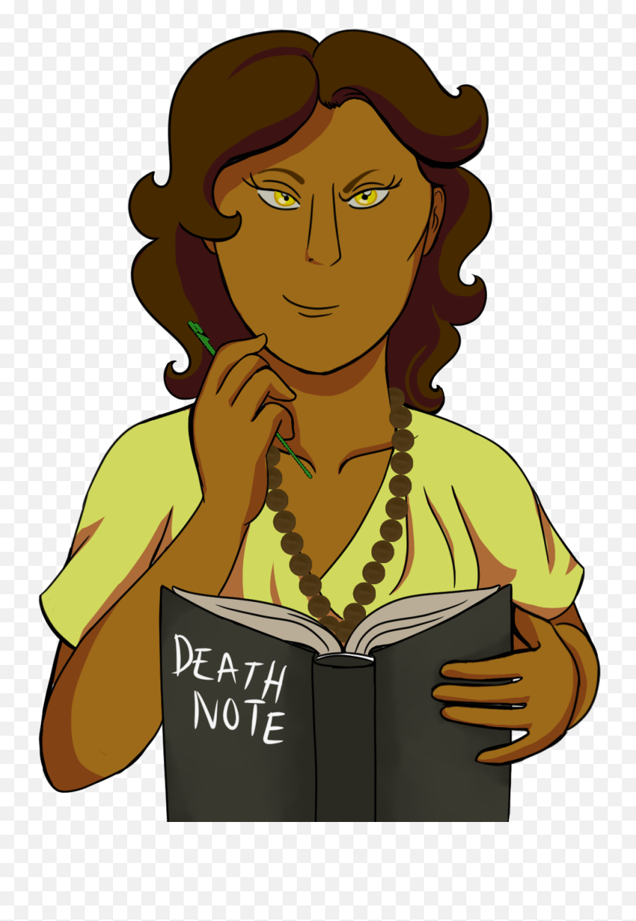 Korra Au Oc With Death Note By Koimonsters - Khaos On Newgrounds Emoji,Death Note Png