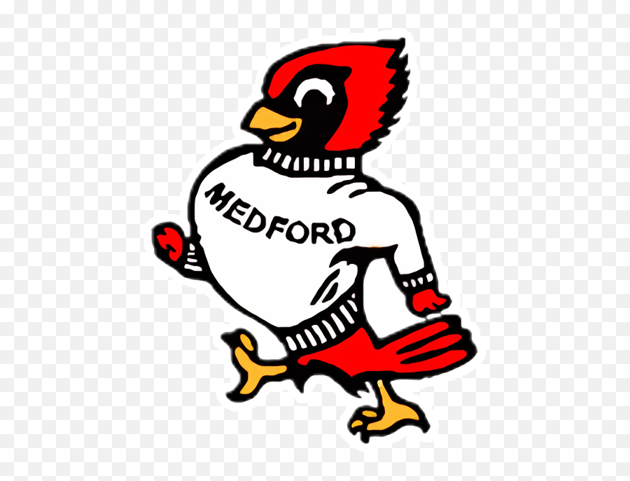 Cardinal Football Kicks Off Medford Public Schools Emoji,Cardinal Football Logo