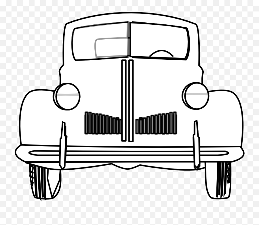 Car Clipart Black And White For Desktop - Antique Car Emoji,Cars Clipart