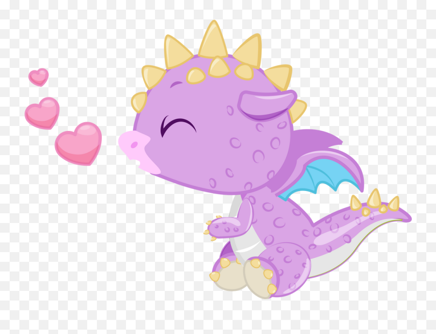 Dragon Kisses Cookie Cutter Emoji,Cute Dragon Clipart Black And White