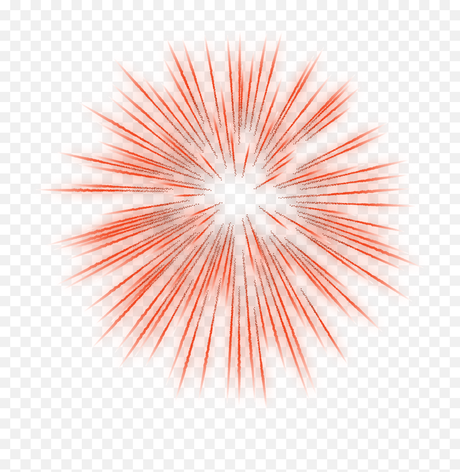 Fireworks Clipart Orange Transparent - Red Transparent Fireworks Png Emoji,Fireworks Clipart