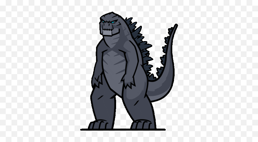 Animated Sexy Gif - Godzilla Gif Emoji,Godzilla King Of The Monsters Logo