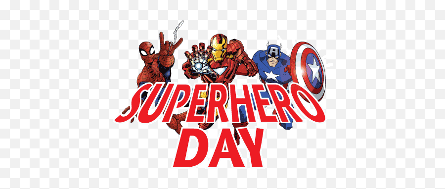 Library Of Super Hero Day Banner Royalty Free Stock Png - Superhero Dress Up Day Clip Art Emoji,Picture Day Clipart