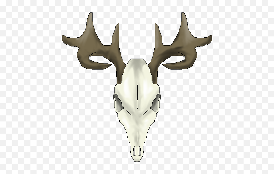 Deer Skull Drawings - Drawn Wendigo Skull Png Emoji,Deer Head Clipart