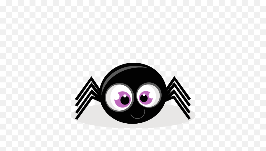 Spider Svg Scrapbook Cut File Cute Clipart Files For - Cute Spider Clipart Emoji,Free Svg Clipart For Cricut