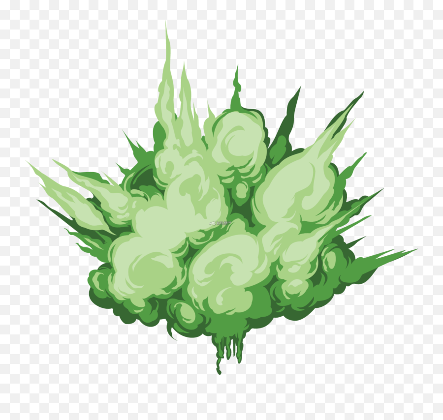 Mq Green Smoke Smokes Sticker - Green Smoke Cartoon Png Emoji,Green Smoke Png