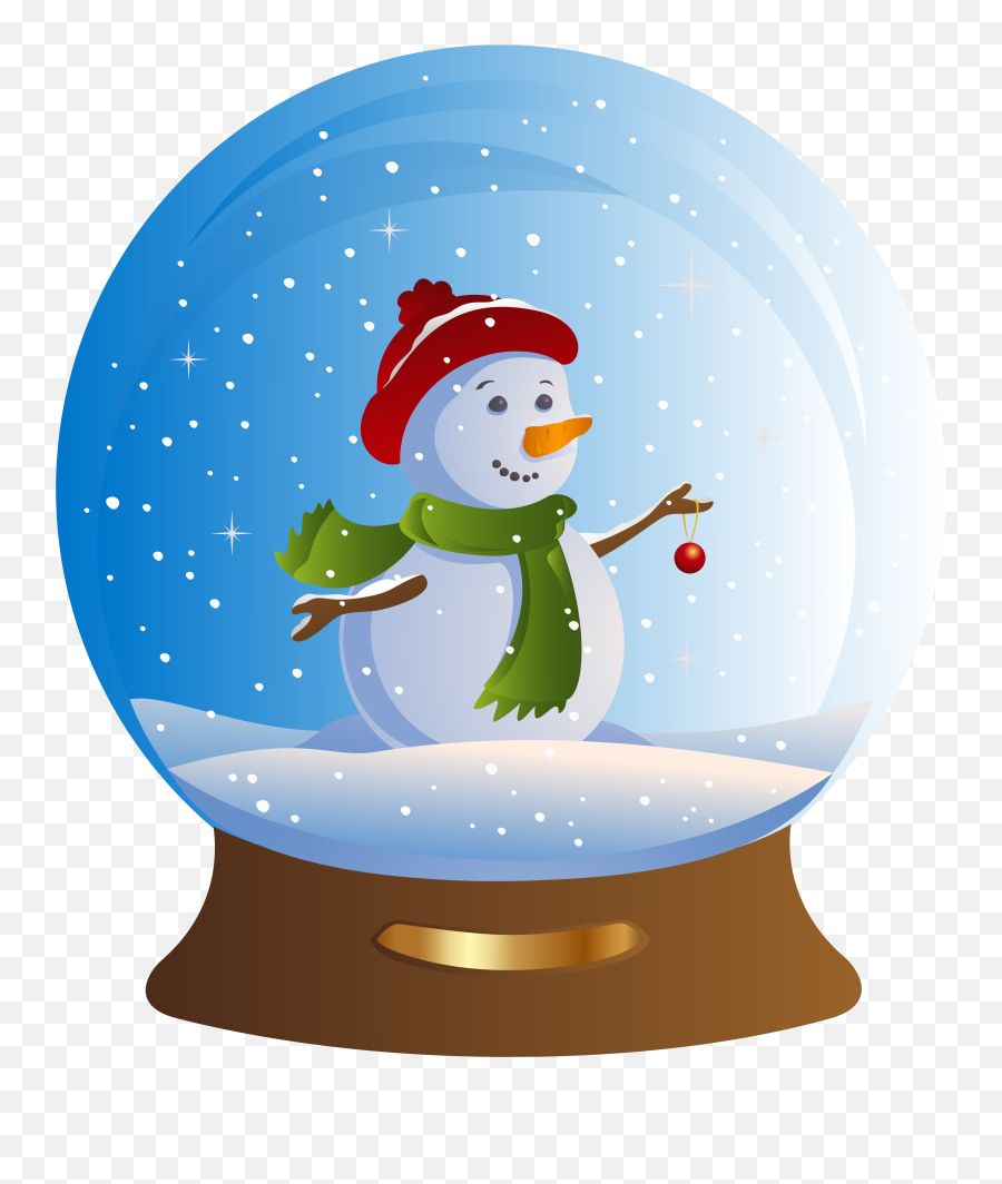 Snowman Clipart Scene Snowman Scene Transparent Free For - Winter Snow Globe Transparent Background Emoji,Winter Scene Clipart