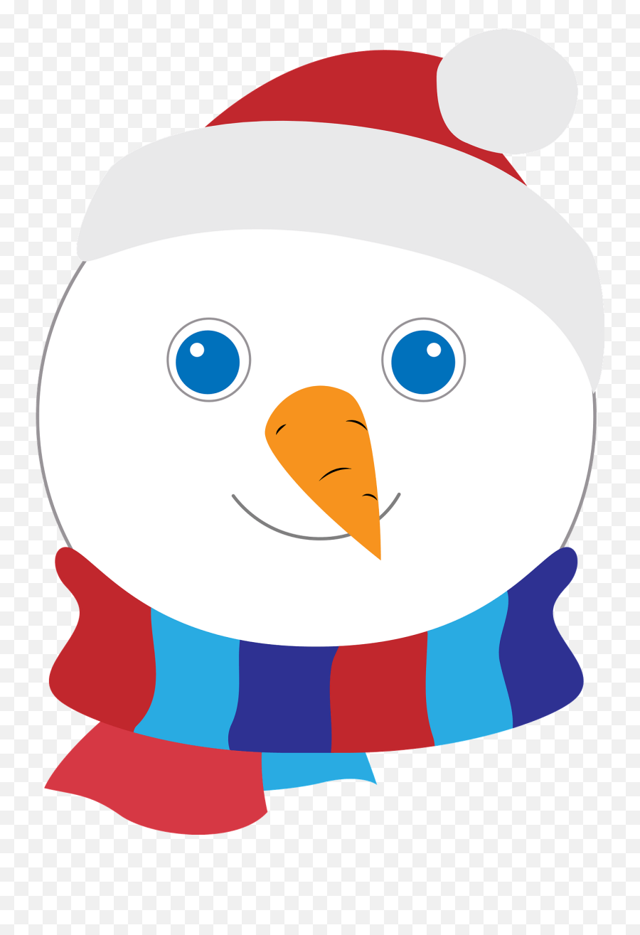 Snowman Face Clipart - Snowman Face Clipart Emoji,Snowman Face Clipart