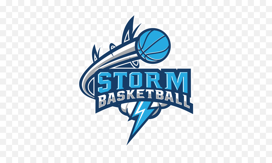 Storm Basketball Logo - For Basketball Emoji,Basketball Logo