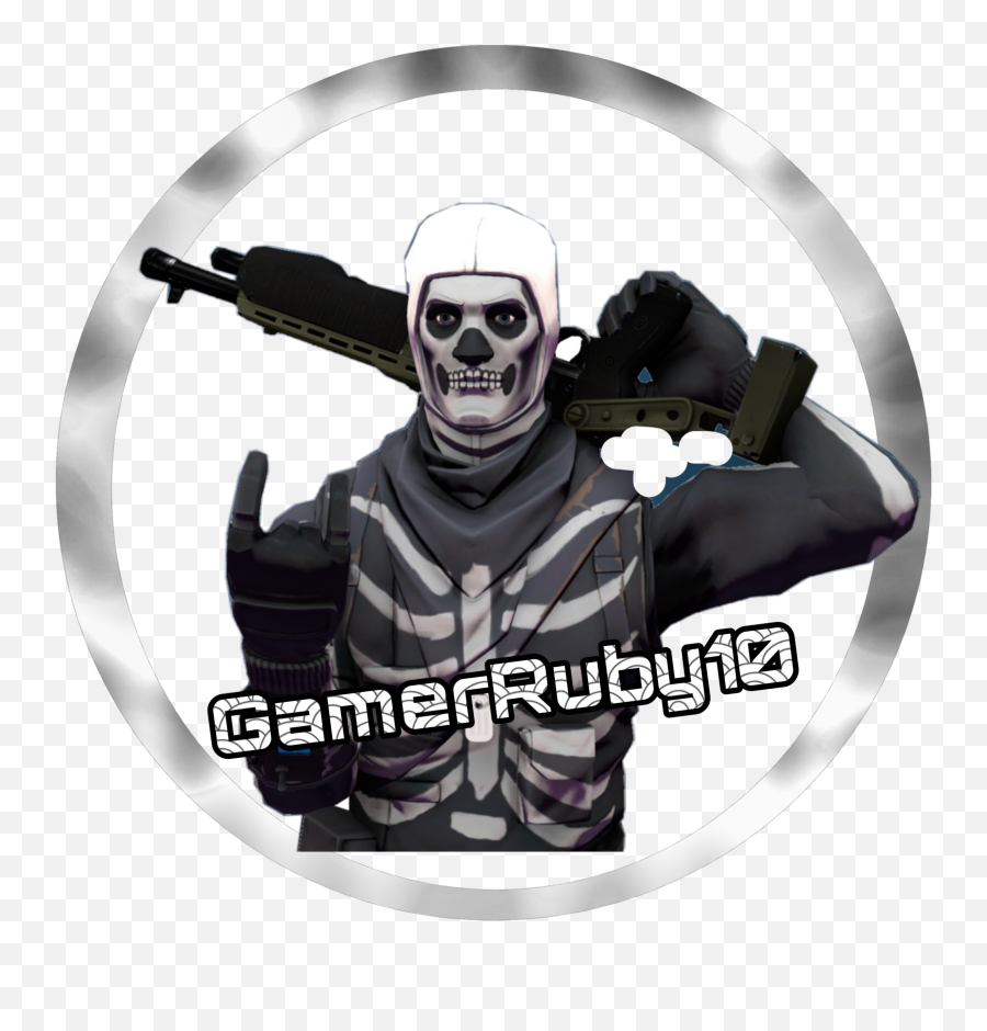 Skull Trooper Sticker By Gamerruby10 - Fictional Character Emoji,Skull Trooper Png