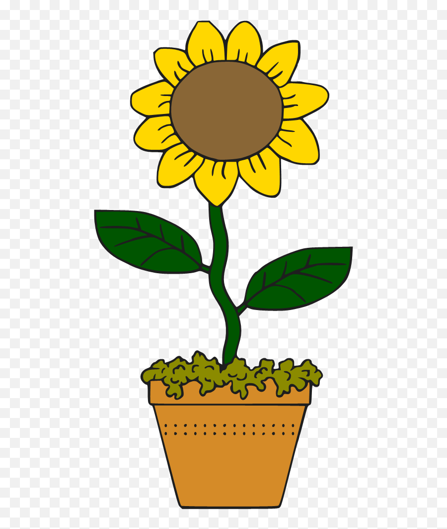 Cartoon Sunflower Clipart - Clip Art Bay Sunflower Animation Emoji,Sunflower Clipart