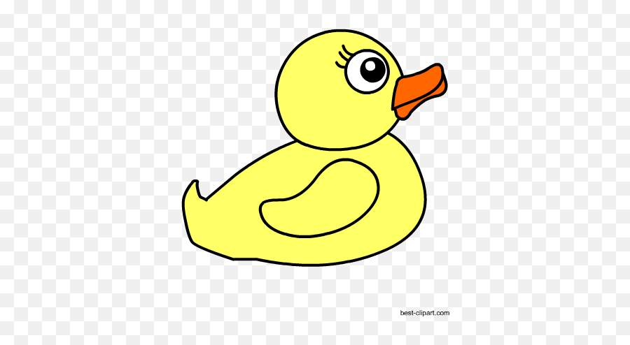 Download Cute Yellow Rubber Duck Clip - Clip Art Rubber Duck Emoji,Rubber Ducky Clipart