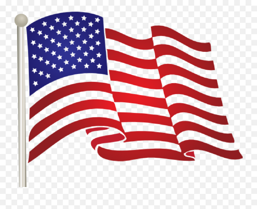 American Flag Banner - Memorial Day Flag Clipart Png Clipart American Flag Emoji,Memorial Day Png