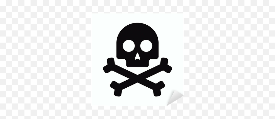 Isolated Pirate Skull Icon Sticker U2022 Pixers - We Live To Change Emoji,Skull Icon Png