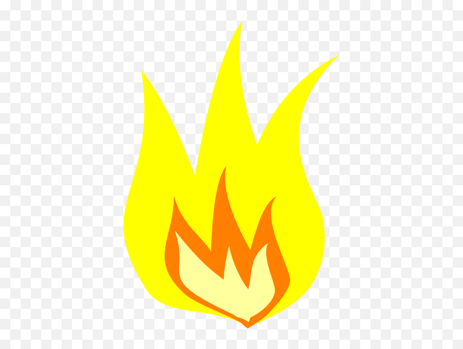Clipart Flames Of Fire Images - Clipartingcom Yellow Flame Clipart Emoji,Fire Clipart