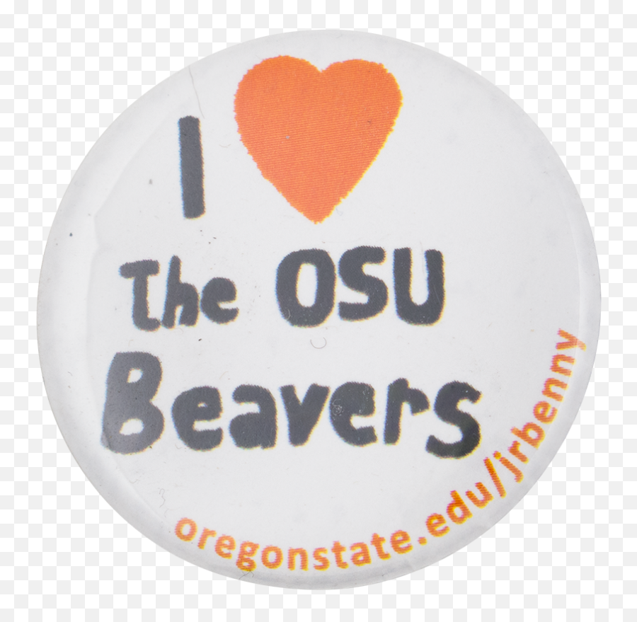 I Love The Osu Beavers Busy Beaver Button Museum Emoji,Oregon State Beavers Logo