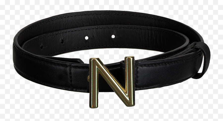 Black Nikkie Belt N - 98781805 N Logo Waist Belt Omoda Emoji,Black N Logo