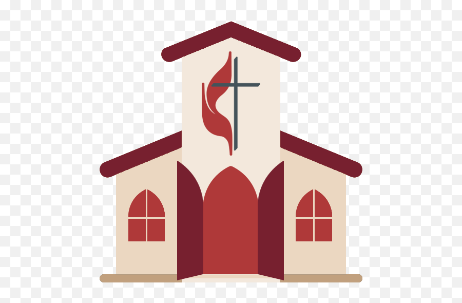 Methodist Church Royalty Free Png Files - Umc Church Clipart Emoji,Church Clipart