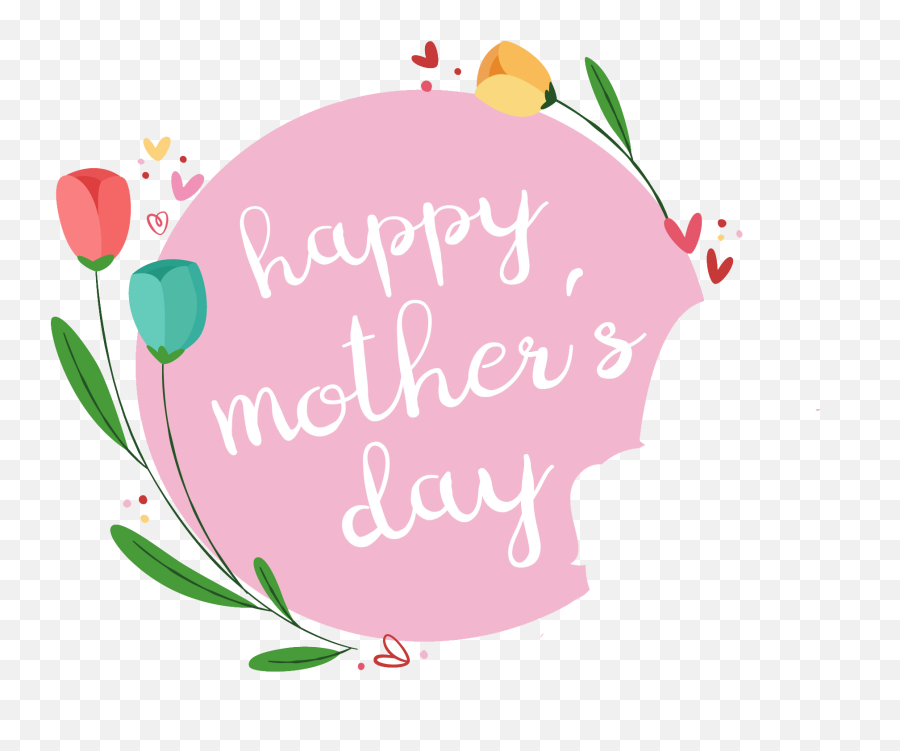 Download Hd Mothers Day Png Watercolor Transparent Png Image - Transparent Transparent Background Happy Mothers Day Clipart Emoji,Happy Mothers Day Png