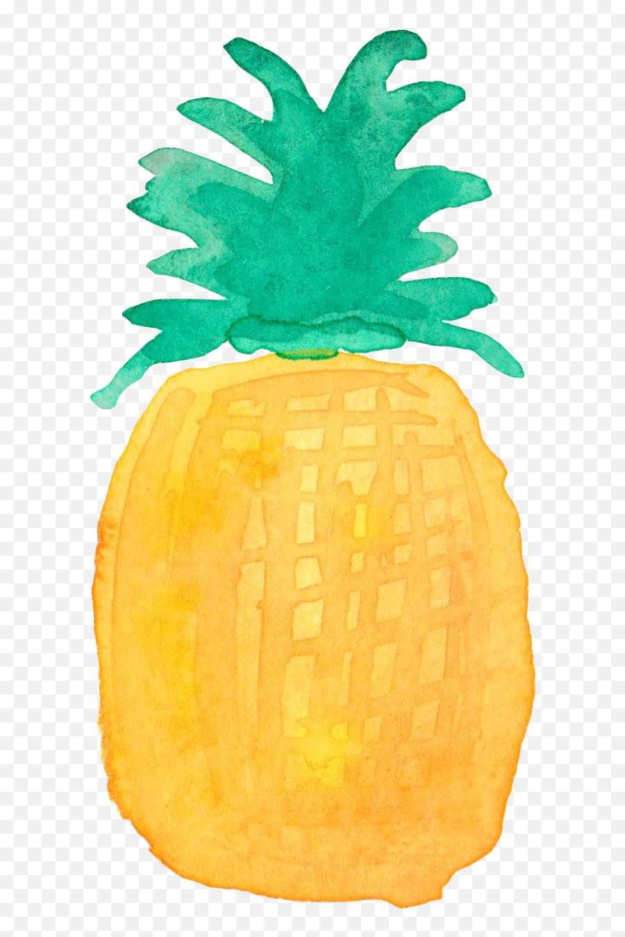 Download Pineapple Drawing Watercolor Painting - Pineapple Cute Pineapple Images Transparent Emoji,Pineapple Clipart