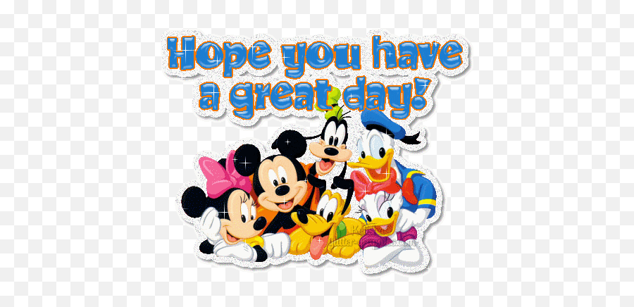 Free Imagesglitter Have A Nice Day - Clipart Best Clipart Good Afternoon Mickey Mouse Gif Emoji,Hope Clipart