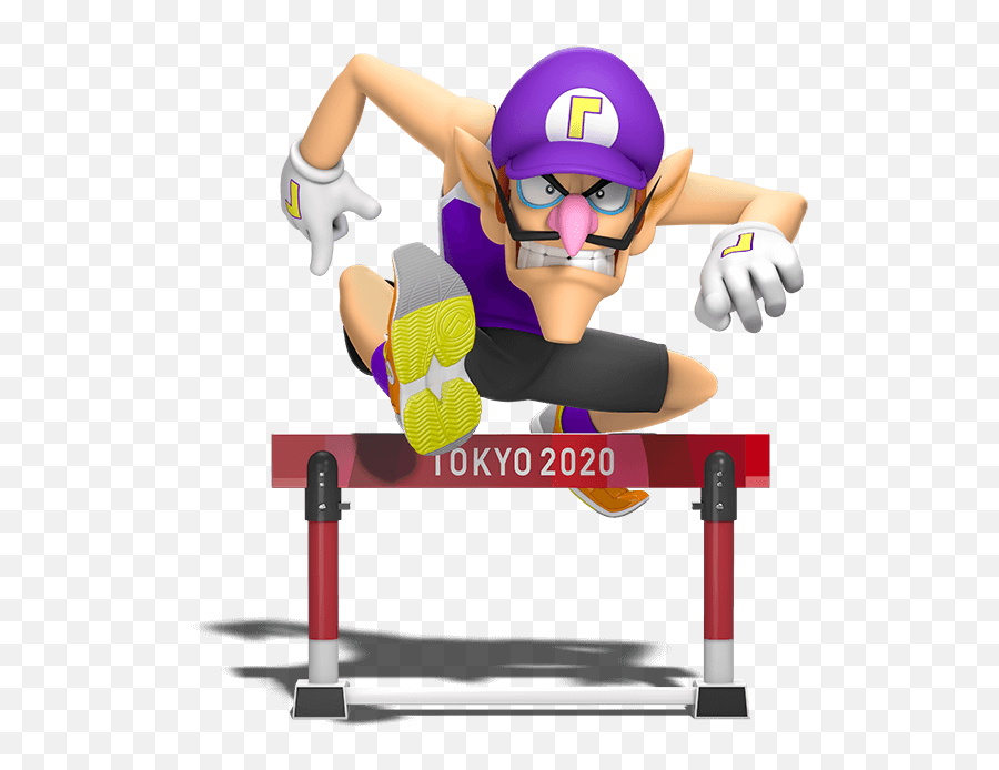 Monkey D Lenny On Twitter Waluigi Charging At Sakurai - Mario And Sonic At The Tokyo 2020 Olympic Games Waluigi Emoji,Waluigi Png