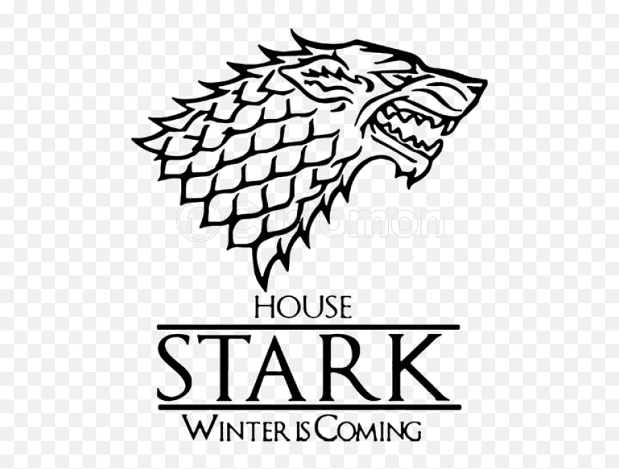 A Game Of Thrones Daenerys Targaryen - Game Of Thrones House Of Stark Png Emoji,Game Of Thrones Logo