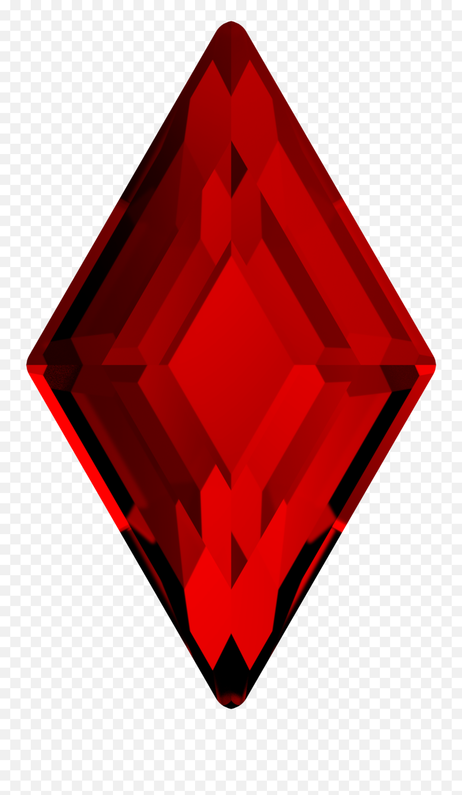 Swarovski 2773 Diamond Shape Fb - Ruby 1250x2048 Png Language Emoji,Fb Png