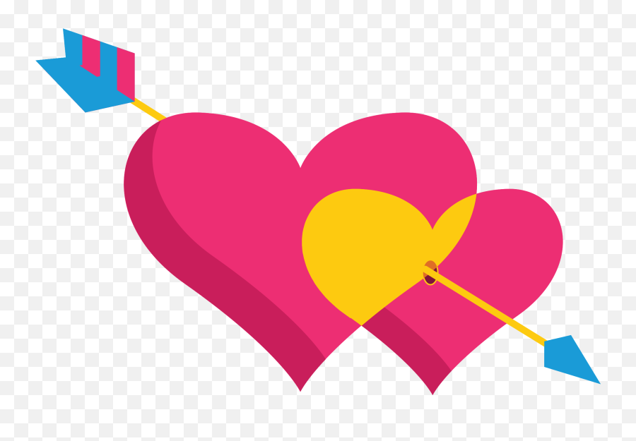 Free Cute Heart With Arrow 1186870 Png With Transparent - Girly Emoji,Cute Arrow Png