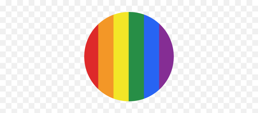 Gay Pride Rainbow Flag Stripes Round Mousepad Id D346016 - Gay Flag Circle Png Emoji,Gay Pride Flag Png