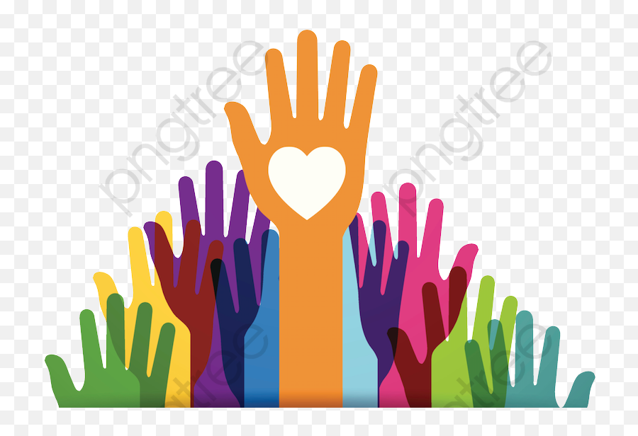 Raise Hands From People People Clipart - Raising Hands Png Emoji,Raise Hand Clipart