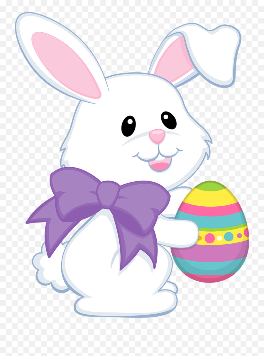 Cute Easter Bunny Png Hd Png Mart - Transparent Background Easter Bunny Clipart Png Emoji,Bunny Png