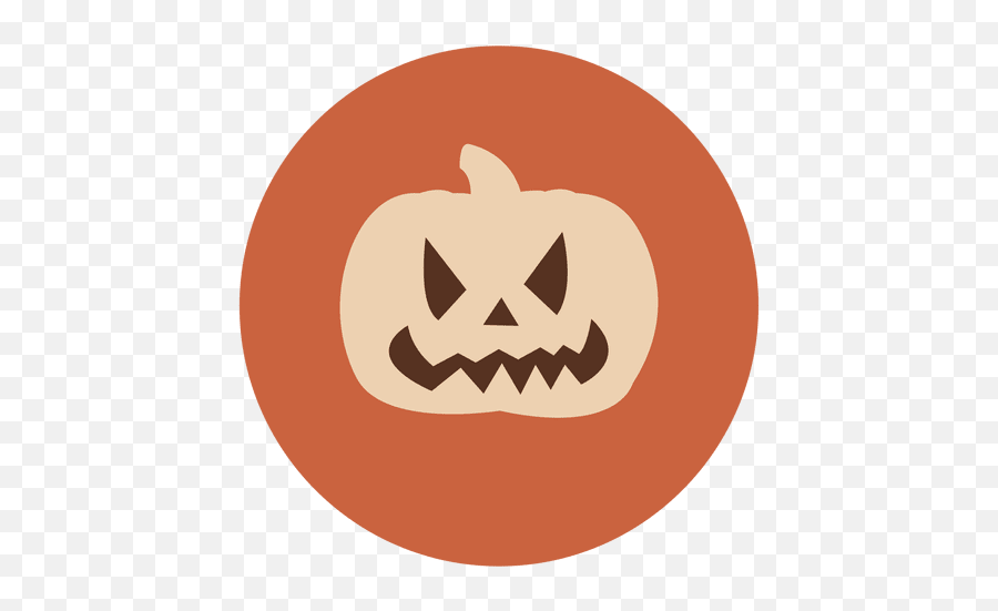 Pumpkin Face Circle Icon 1 Transparent Png U0026 Svg Vector Emoji,Jack O Lantern Face Png