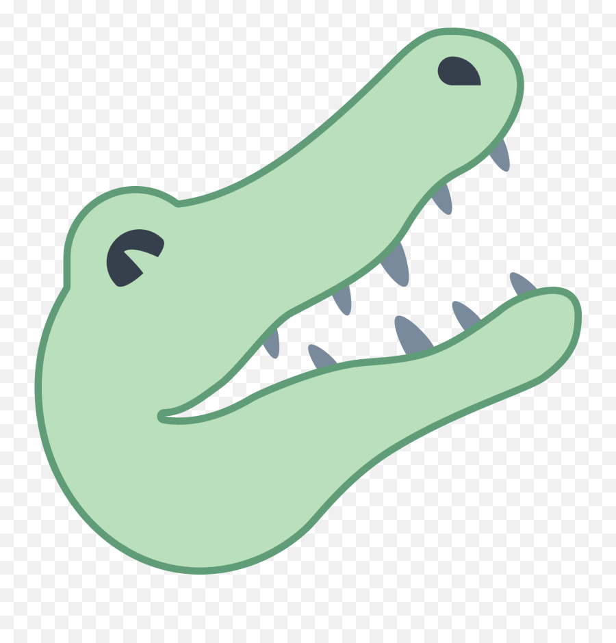 Golang - Clipart Alligator Head Emoji,Alligator Logo