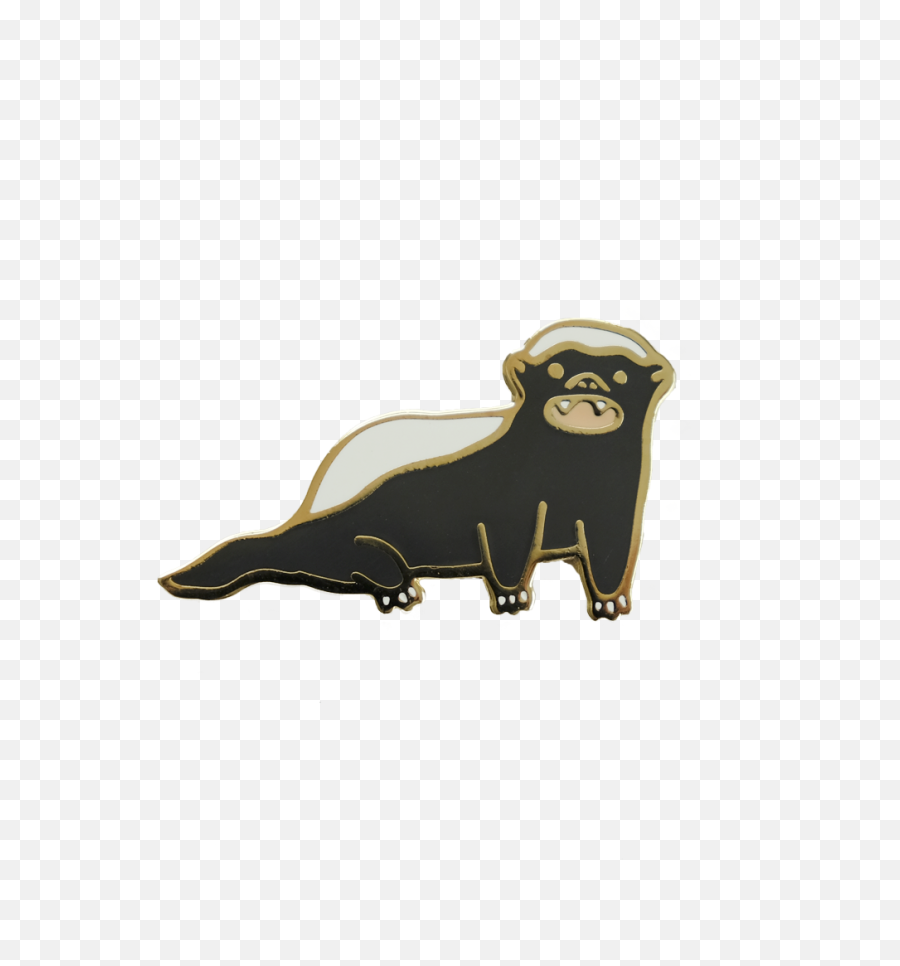 Honey Badger Pin Emoji,Honey Badger Clipart