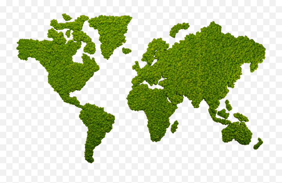 Nordic Moss World Map Emoji,World Map Transparent