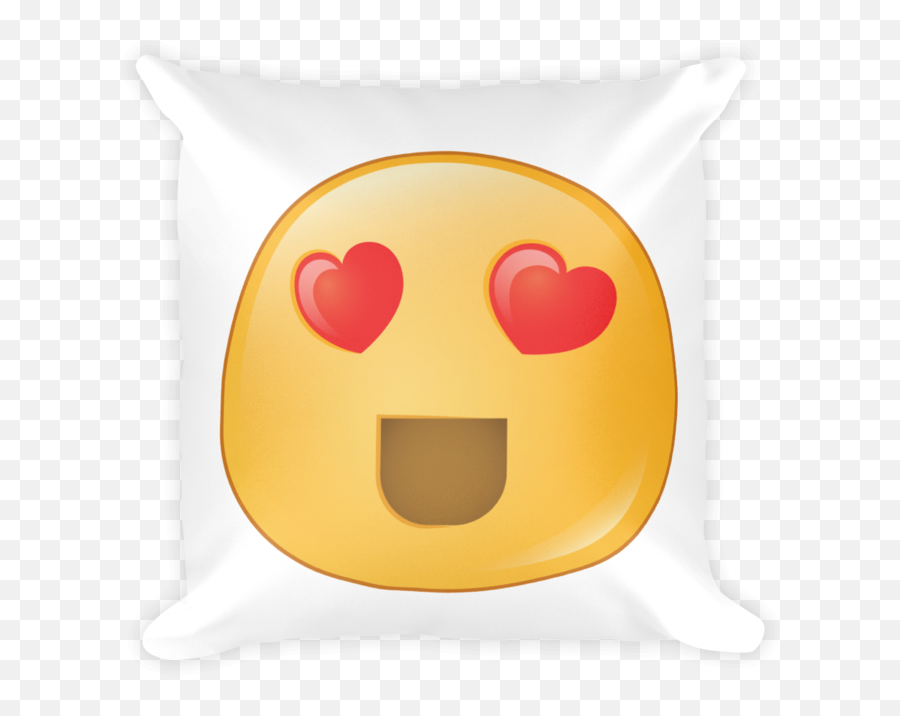 Download Hd Expressive Heart Eyes Emoji Square Stuffed,Heart Eye Emoji Transparent