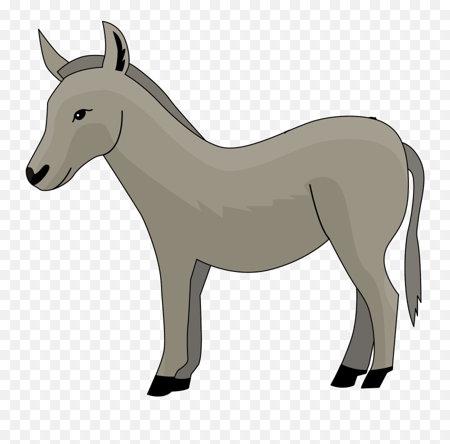Donkey Clipart Free Download Transparent Png Creazilla Emoji,Donkeys Clipart