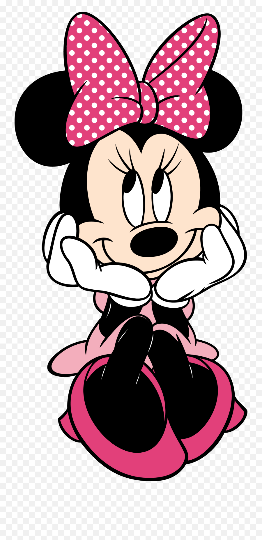 Minnie Mouse Clipart Minnie Mouse - Minnie Mouse Clipart Emoji,Mouse Clipart