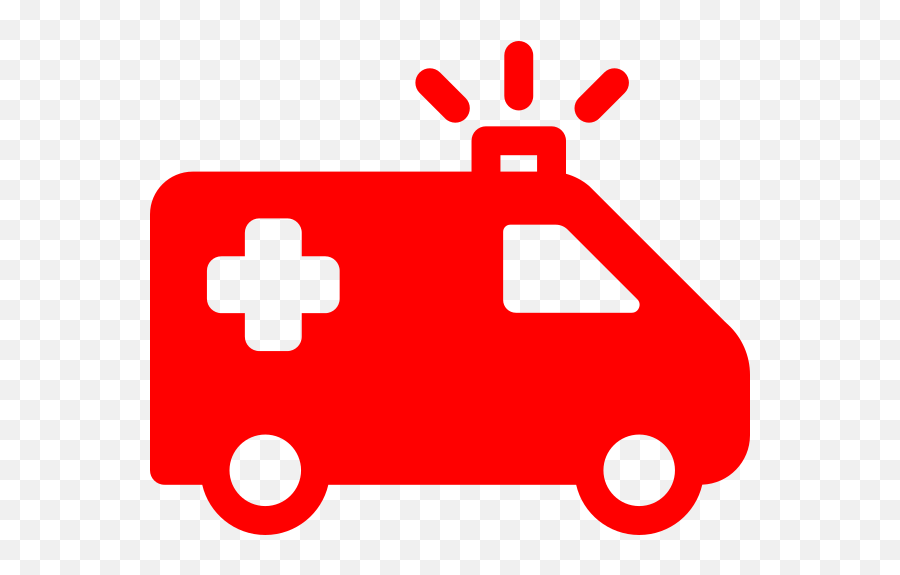 Red Ambulance Clip Art At Clker - Red Ambulance Clipart Emoji,Ambulance Clipart