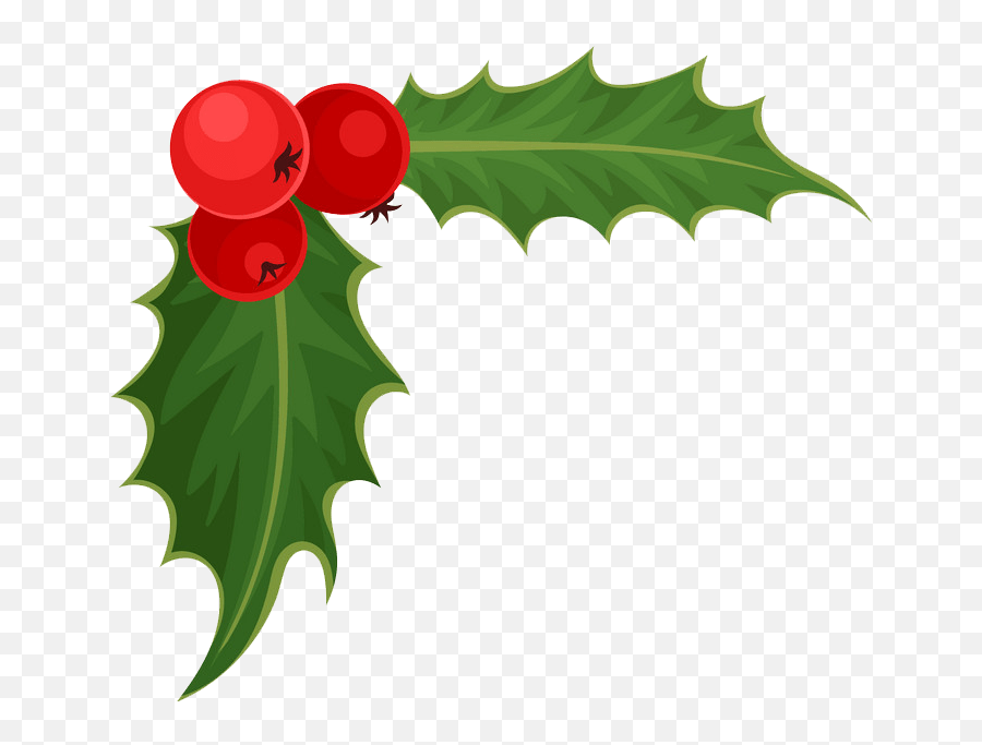 Holly 1 Png Transparent - Clipart World Clipart Holly Emoji,Holly Png