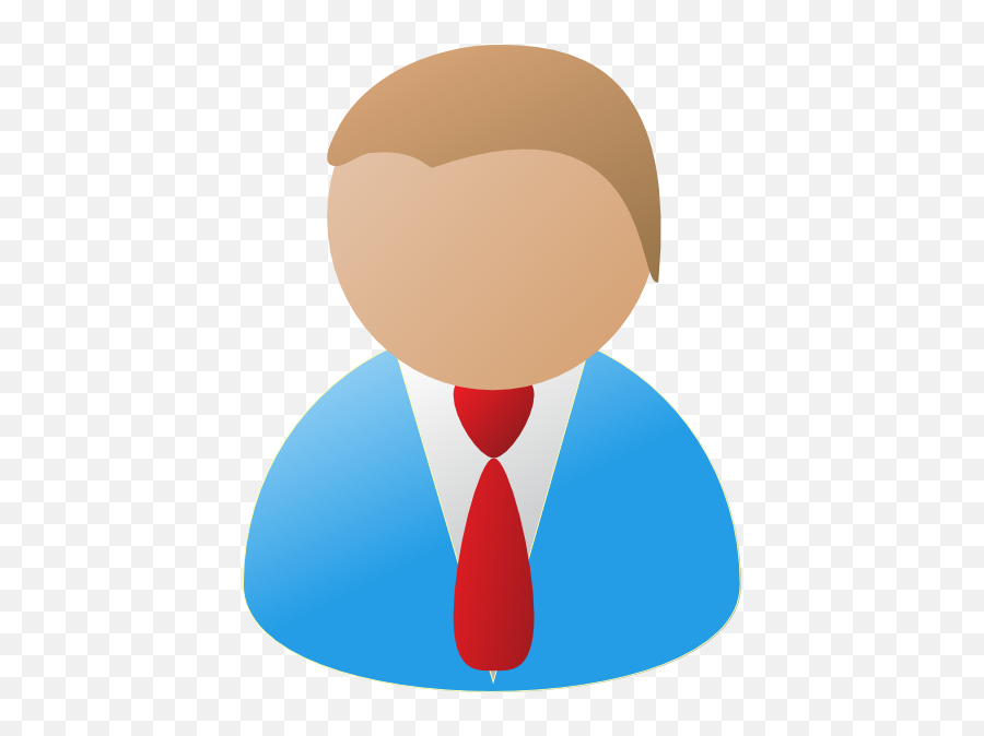 Teamstijl Person Icon Blue Clip Art At - Human Icon Emoji,Person Icon Png