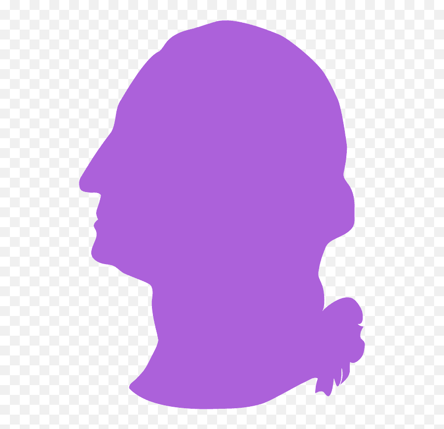George Washingtons Head Silhouette - George Washington Silhouette Emoji,George Washington Clipart