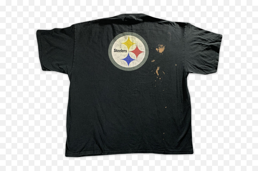 90u0027s Nike White Tag Steelers T - Shirt 13racks Pittsburgh Steelers Emoji,Steelers Logo Black And White