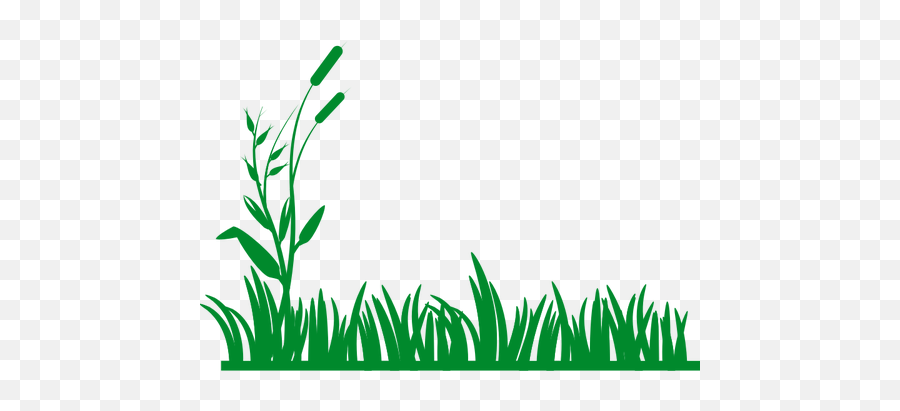 Natural Grass Vector Transparent Background Png Mart - Silhouette Grass Clipart Emoji,Grass Transparent Background